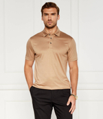 Поло Press 50 BOSS BLACK - бежевый(50513657)