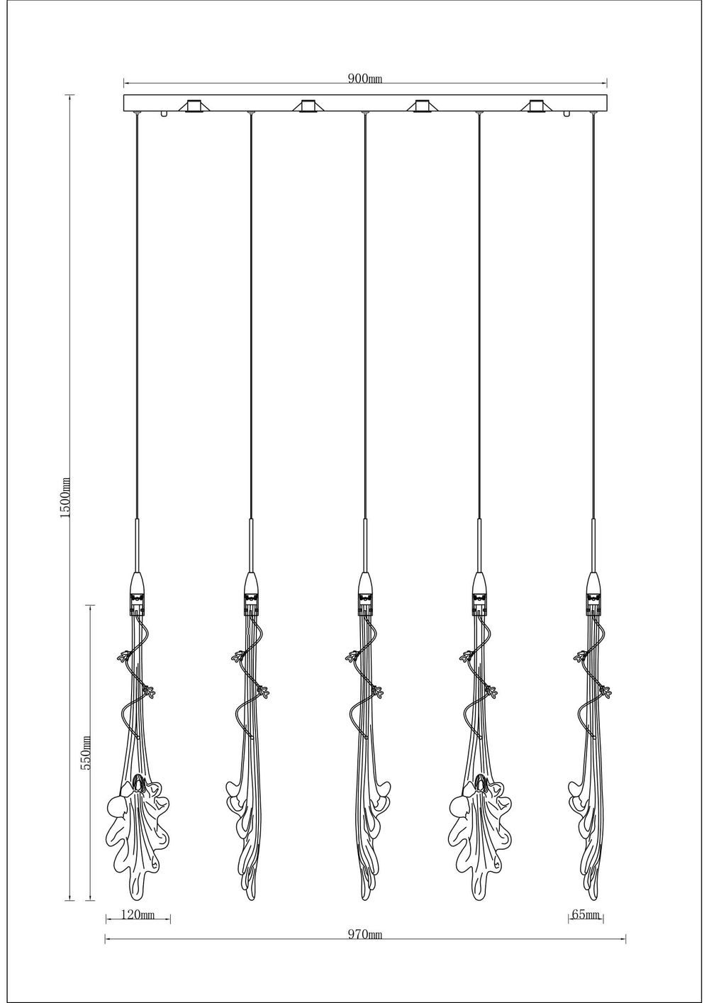Подвесной светильник Moderli V9021-PL Melburn
