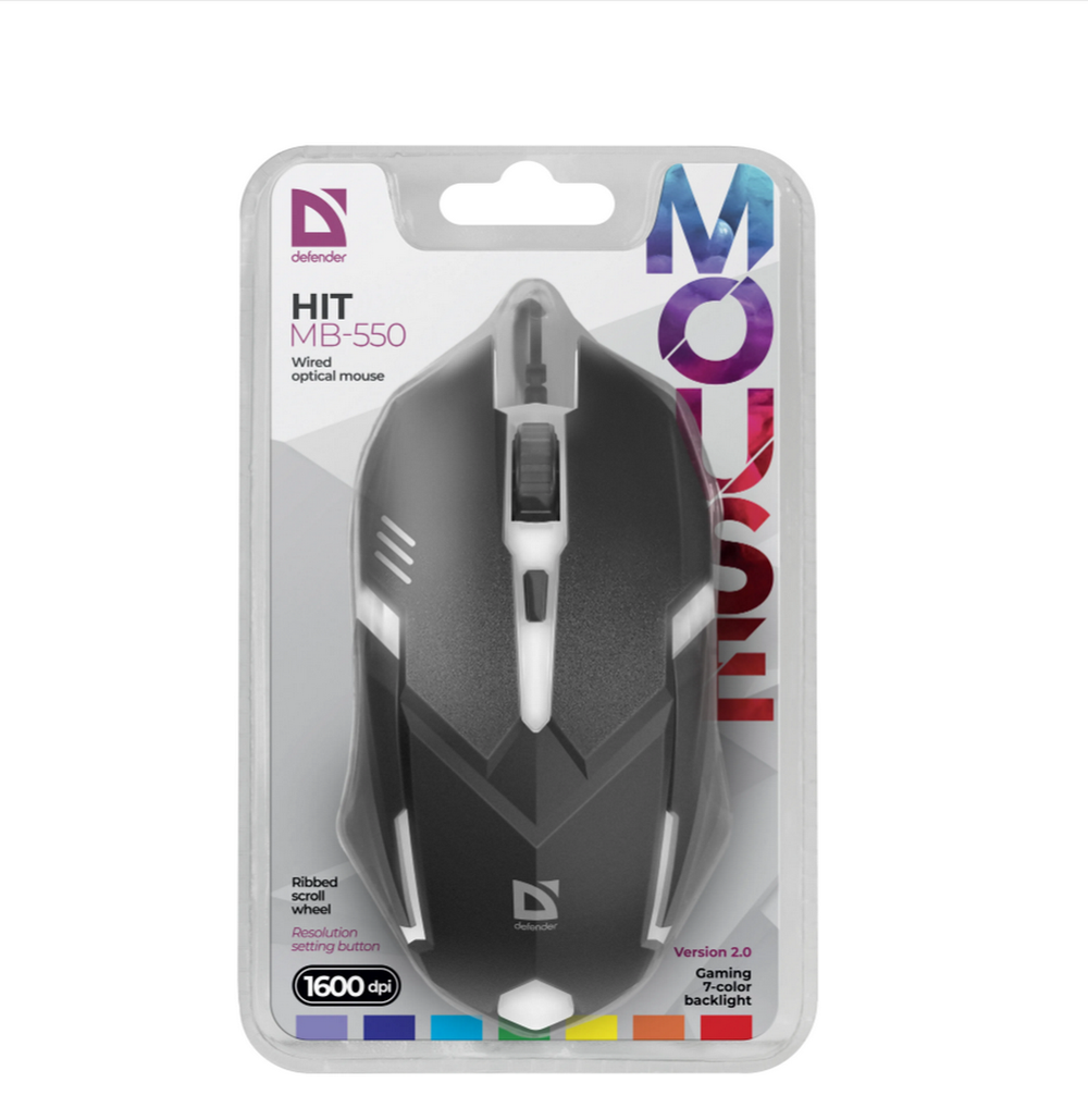 Мышь Defender OPTICAL HIT MB-550 проводная
