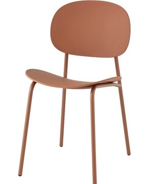Стул Kolin пластик коричневый