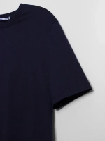 Футболка мужская летняя повседневная однотонная хлопок