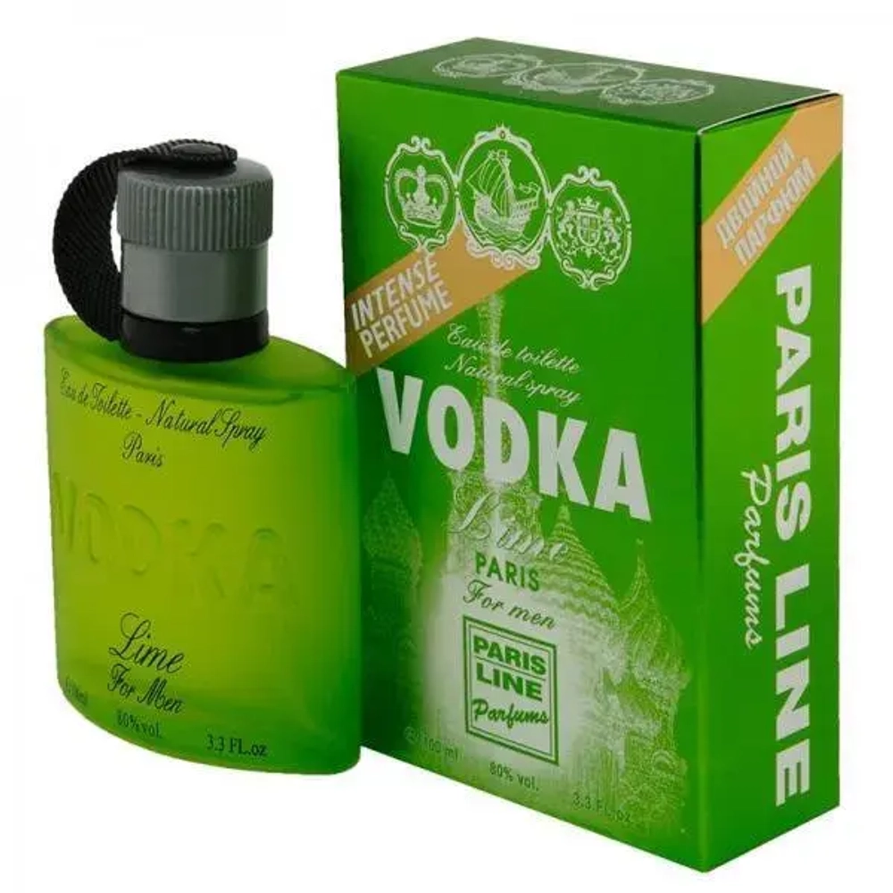 Туалетная вода для мужчин "VODKA LIME" 100мл Россия
