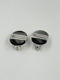 Клипсы с серыми вставками Givenchy