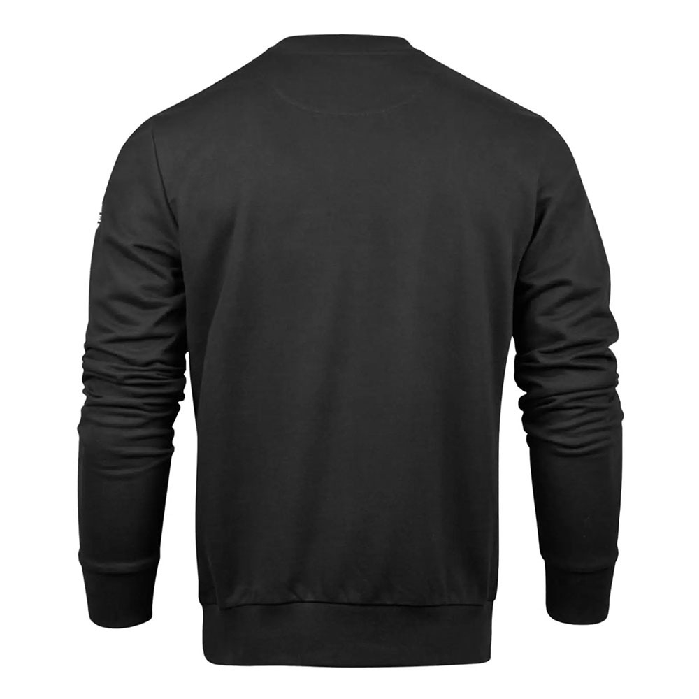 Толстовка спорт. MIKASA MT529-049-2XL, р.2XL, 70% хлопок, 30% полиэстер, черный