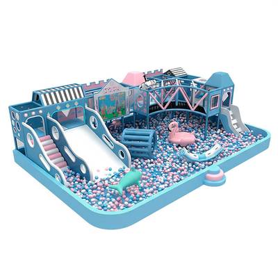 Детский игровой комплекс с сухим бассейном «Сказочный уголок», 12×8×6 м