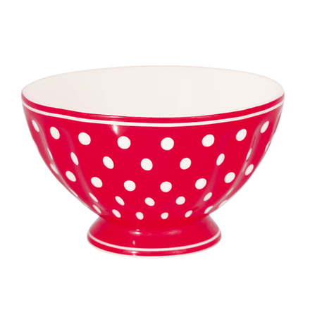 Пиала Dotty red/ красная в белый горох, 10 см