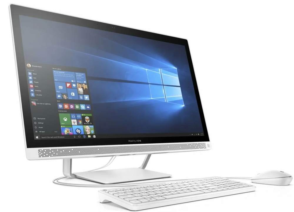24" Моноблок HP 24-b237ur (1920x1080, Intel Core i3-7100T, RAM 8ГБ,SSD 256ГБ, Intel HD Graphics630, Win 10Pro)