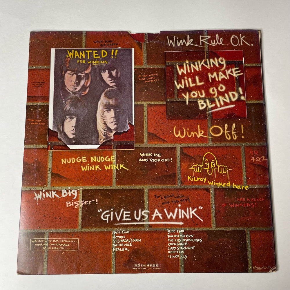 Винтажная виниловая пластинка LP Sweet Give Us A Wink (Japan 1976) (No Obi)