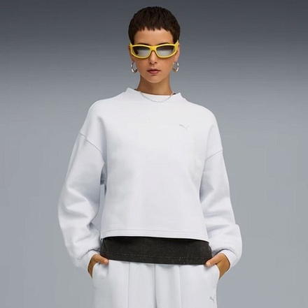 Толстовка женская PUMA WARDROBE ESS Oversized Crew DK