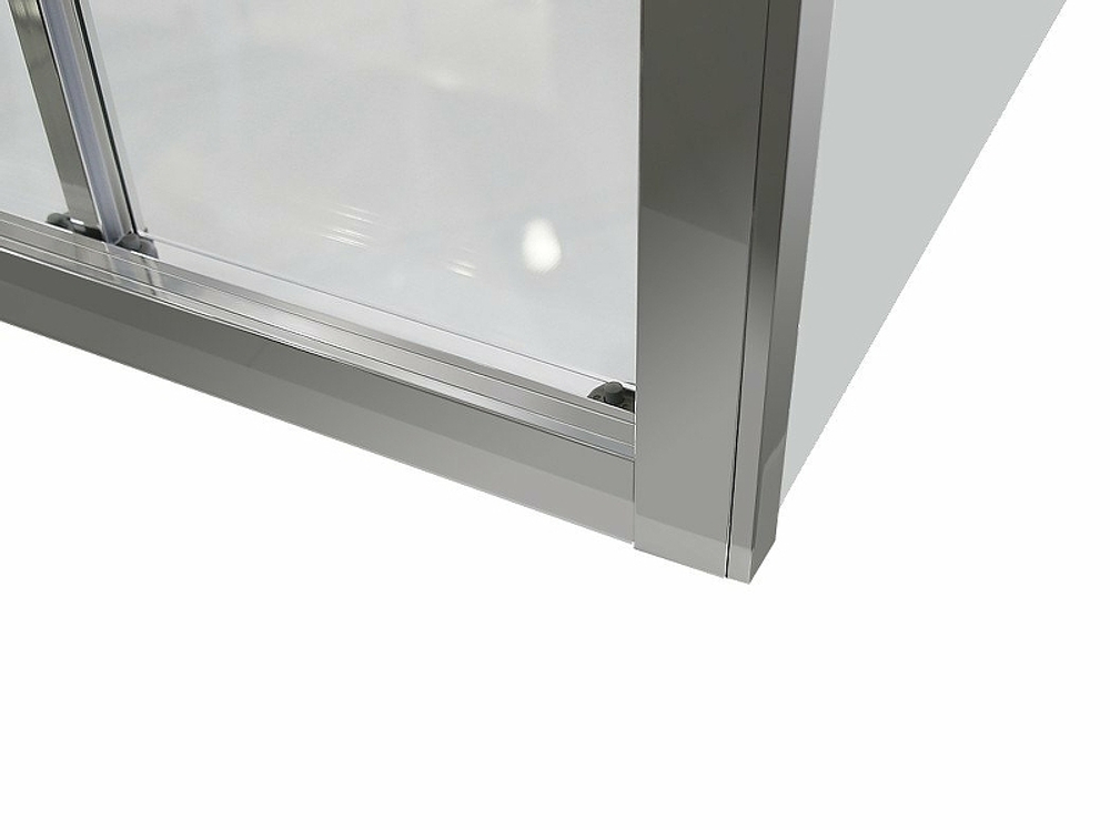 Душевой уголок Grossman Falcon 120х100 GR-D120-P100Fa профиль Хром стекло прозрачное