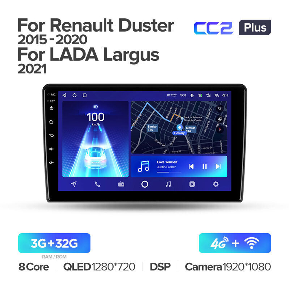 Teyes CC2 Plus 9" для LADA Largus 2021