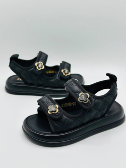 Детские кожаные босоножки Miu Miu