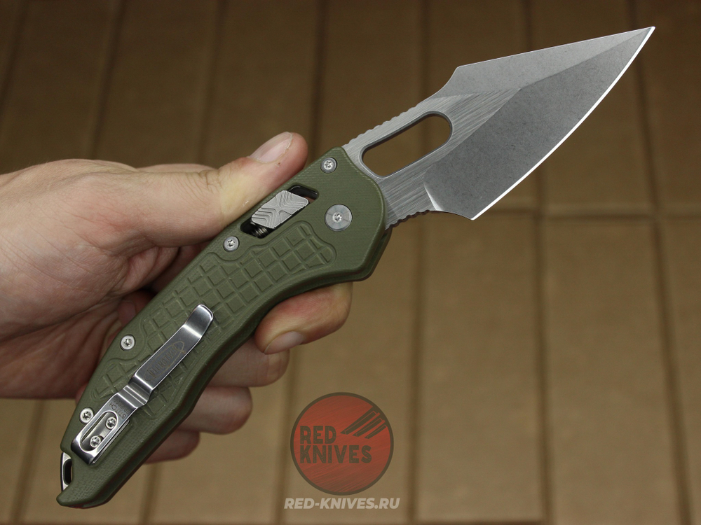 Нож MICROTECH STITCH RAM-LOK FRAG (зеленый) 169RL-12FRGTOD