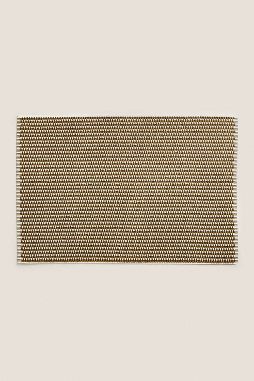 ZARA HOME ЖАККАРДОВЫЙ КОВРИК ДЛЯ ВАННЫ, ХАКИ