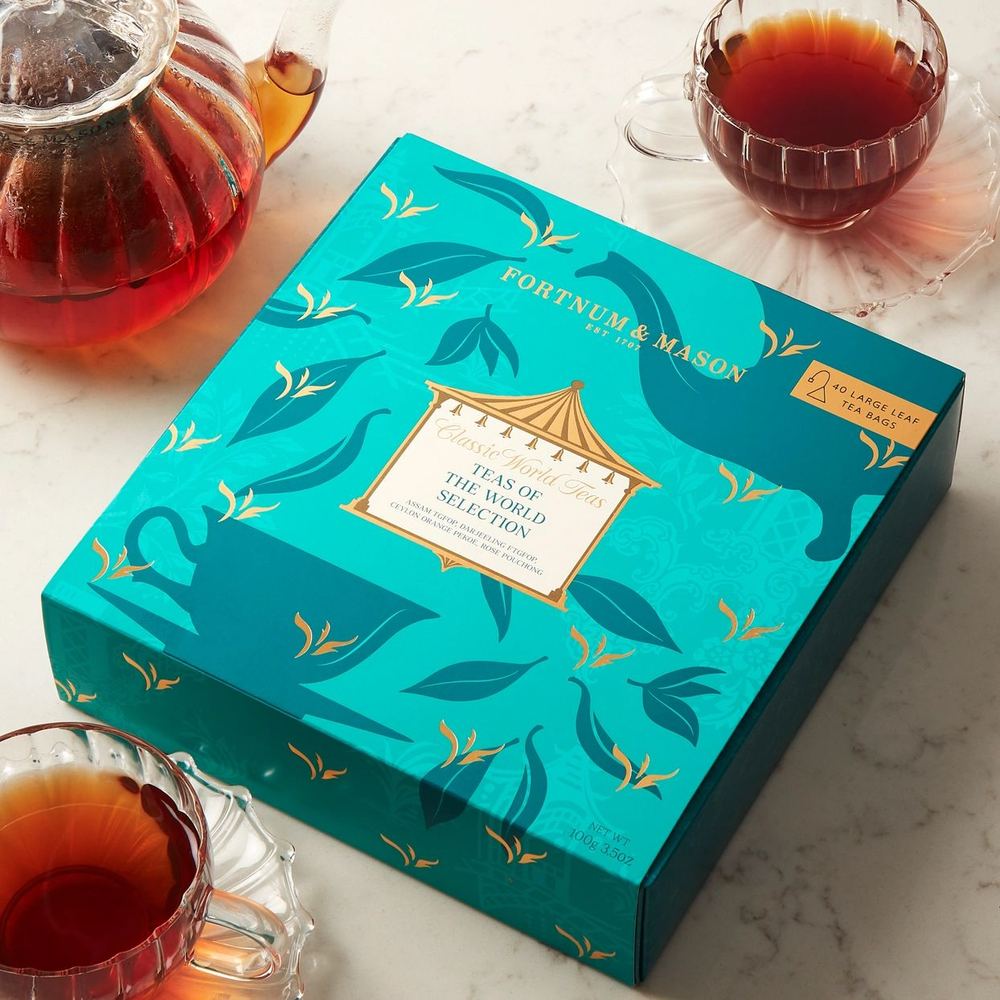 Fortnum&Mason Набор пакетиков чая Classic World Tea Bag Selection, 40шт