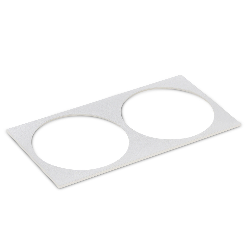 Декоративная  двойная рамка для светильника DL20761,  175х89х2.5,  белая