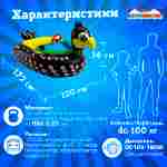 Бамперная лодка «Птичка», взрослая, на часовом механизме, 172×120×36 см