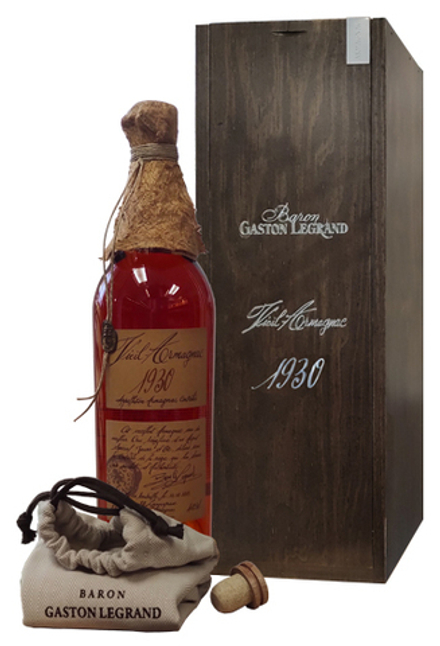 Арманьяк Baron G. Legrand 1930 Bas Armagnac п/уп (дерево), 0.7 л