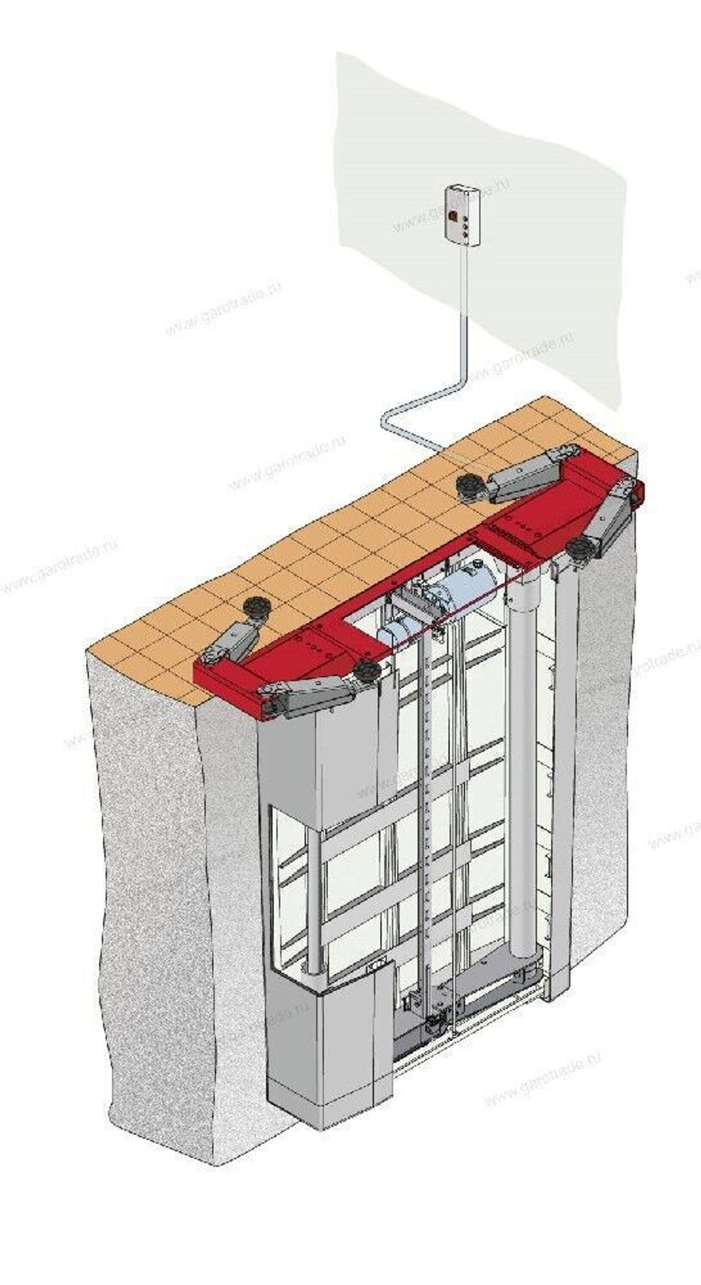Плунжерный подъёмник г/п 3,5 т SRI110K (SDI110NK)