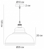 Подвесной светильник Arte Lamp Cappello A7039SP-1BK