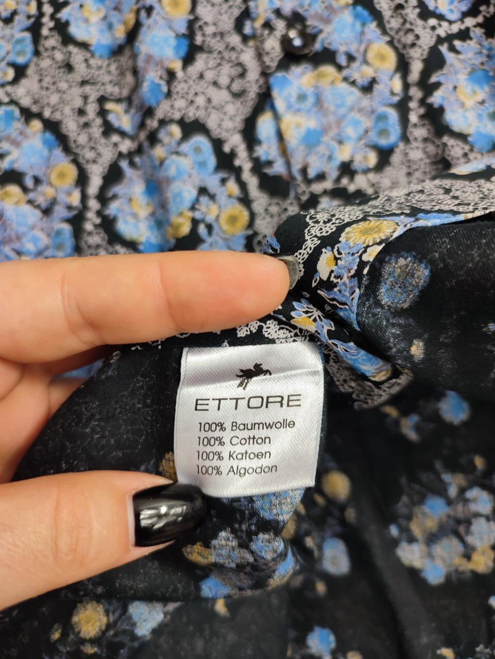 Рубашка Ettore с принтом 44 размер