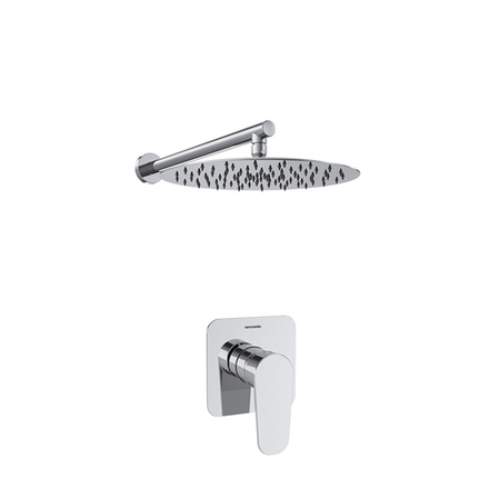 Встраиваемый смеситель для душа с тропическим душем ALEXIA K3618013
