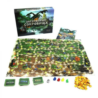 Игра-ходилка "Затерянные сокровища" 78 карточек (ND Play)