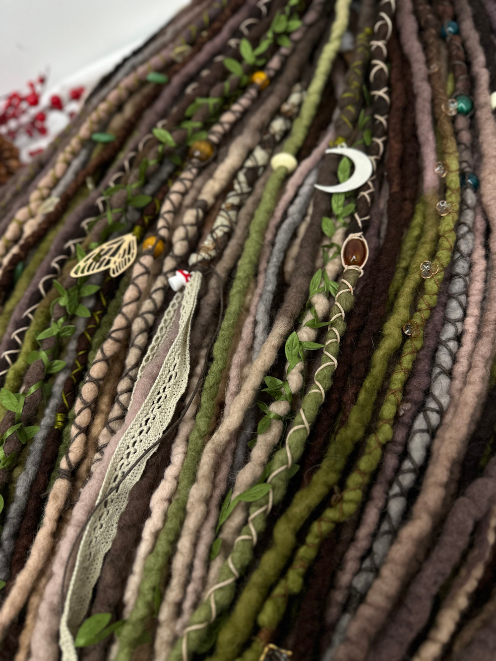 Фактурные войлочные дреды