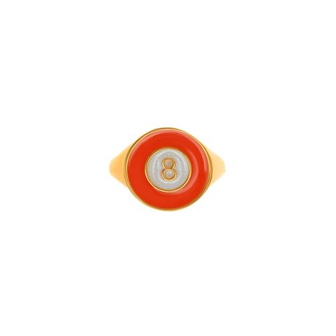 Lucky 8 Orange Ring