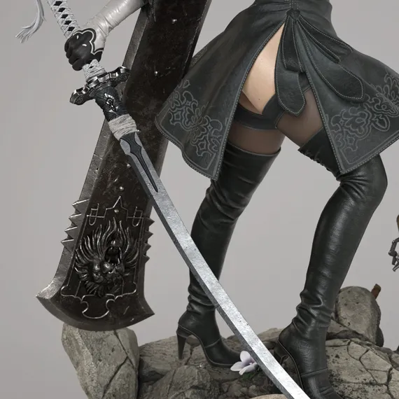 2B Two Swords - Nier: Automata