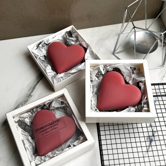386 | Форма для шоколадных конфет &quot;Большое сердце&quot; (275*175 мм)