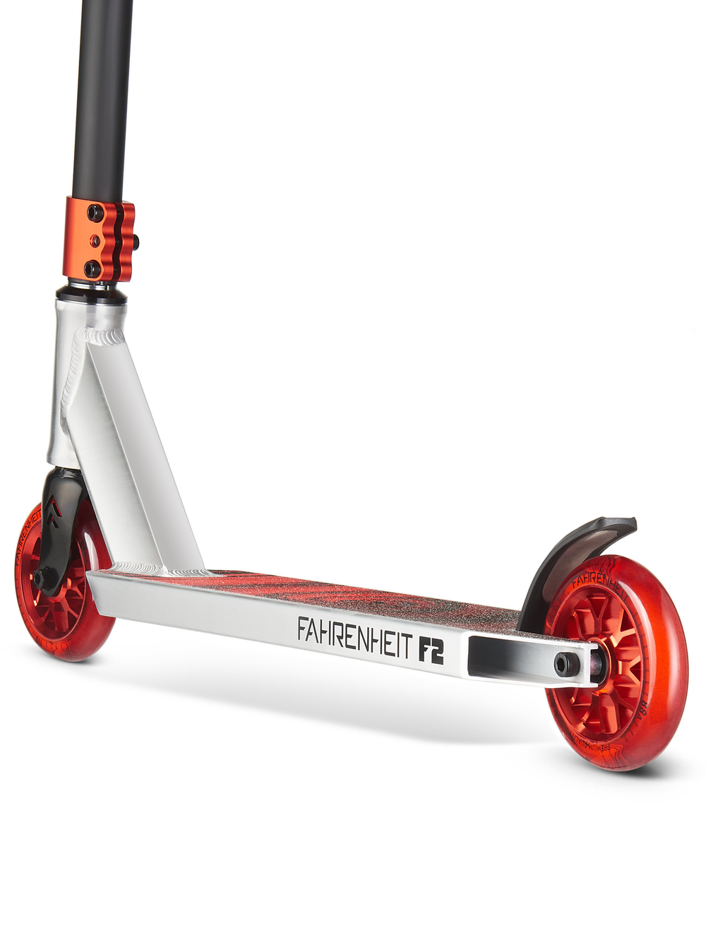 Самокат трюковой Fahrenheit F2 черный/серебристый/красный