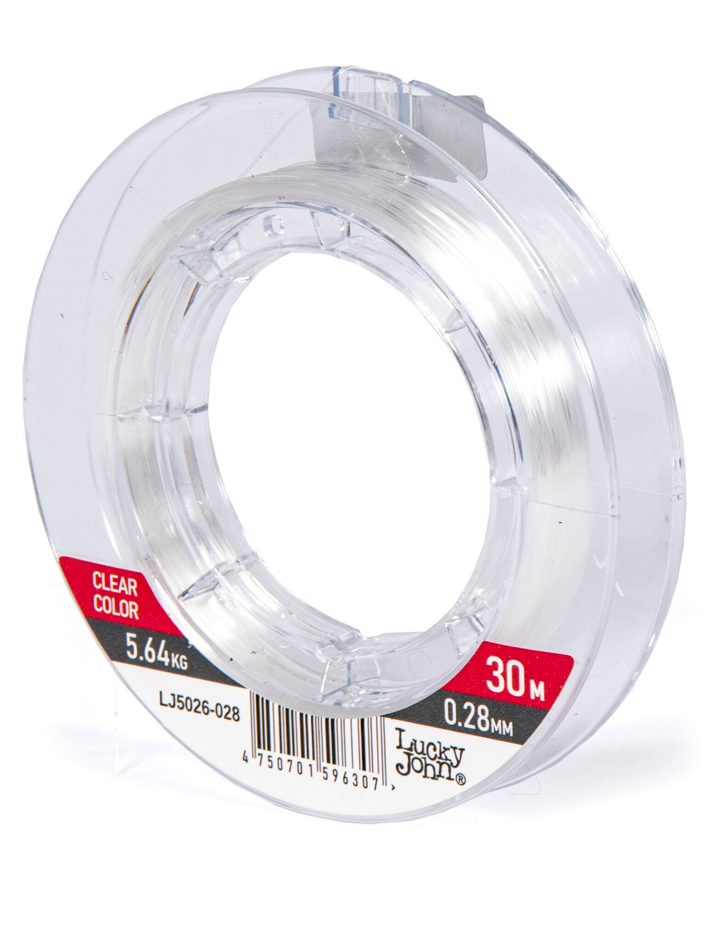 Леска монофильная зимняя Lucky John Ice Soft Fluorocarbon 30 м, 0.28 мм