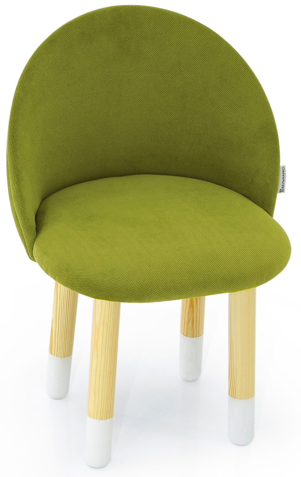 Детский мягкий стул Бельмарко Stumpa оливковый