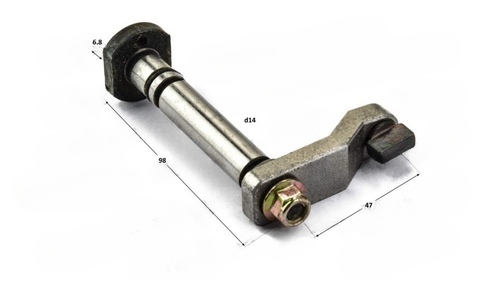 Вал п.п каретки 163QMK  с балансиром