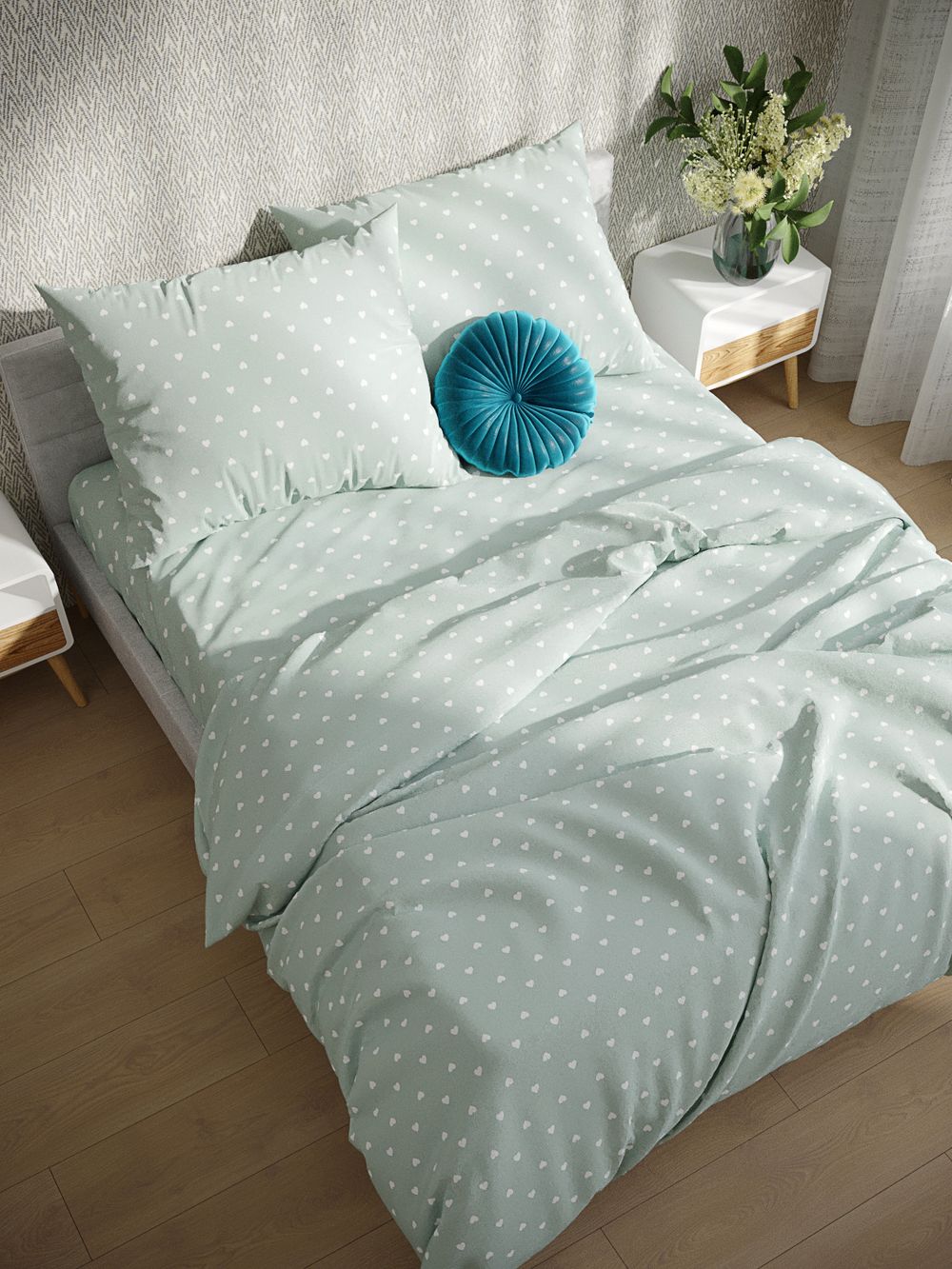 Наволочка комплект 40х40 см 2шт "Nicol" Сказка сатин