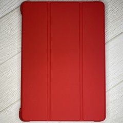 Чехол книжка-подставка из кожи и TPU для iPad Air 3 (10,5") - 2019 (Красный)