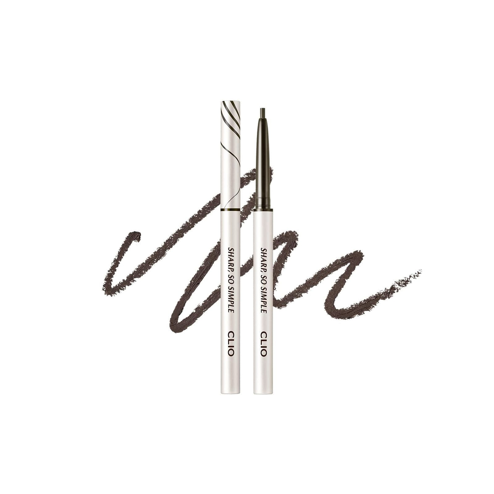 Clio, Sharp, водостойкая подводка для карандашей So Simple, 03 черно-коричневый, 0,14 г (0,004 унции)