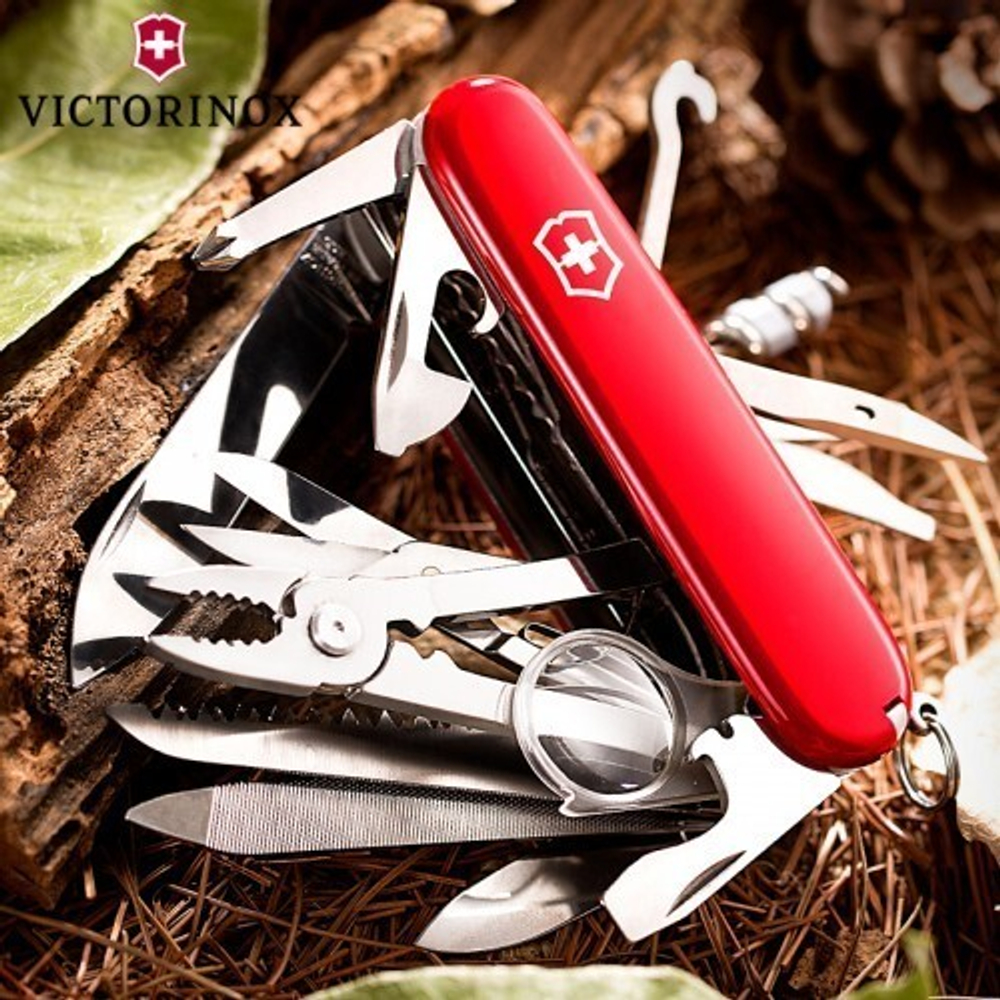 Нож Victorinox SwissChamp, 91 мм, 33 функции, красный