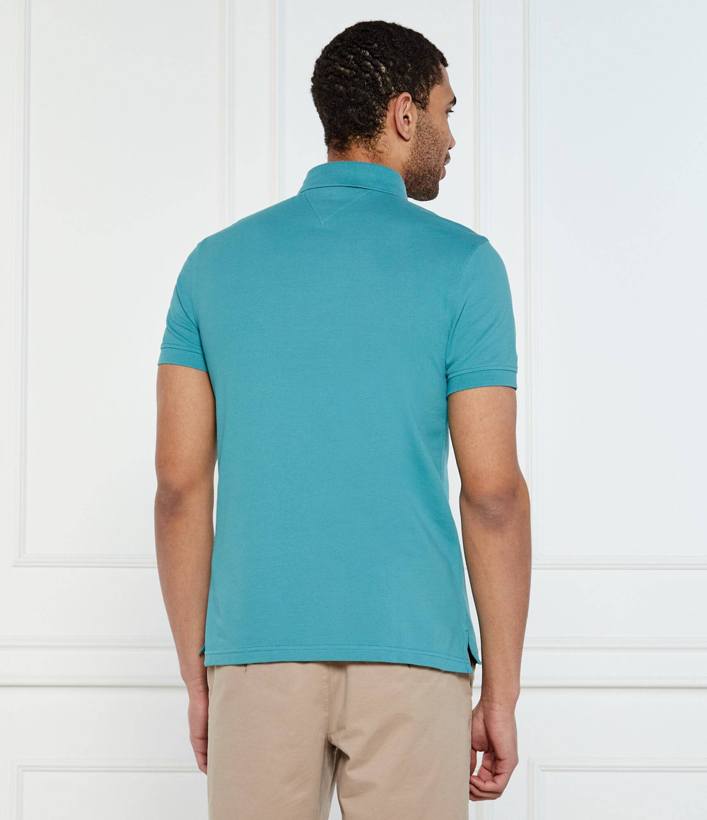 Поло 1985 Tommy Hilfiger - бирюзовый(MW0MW17770)