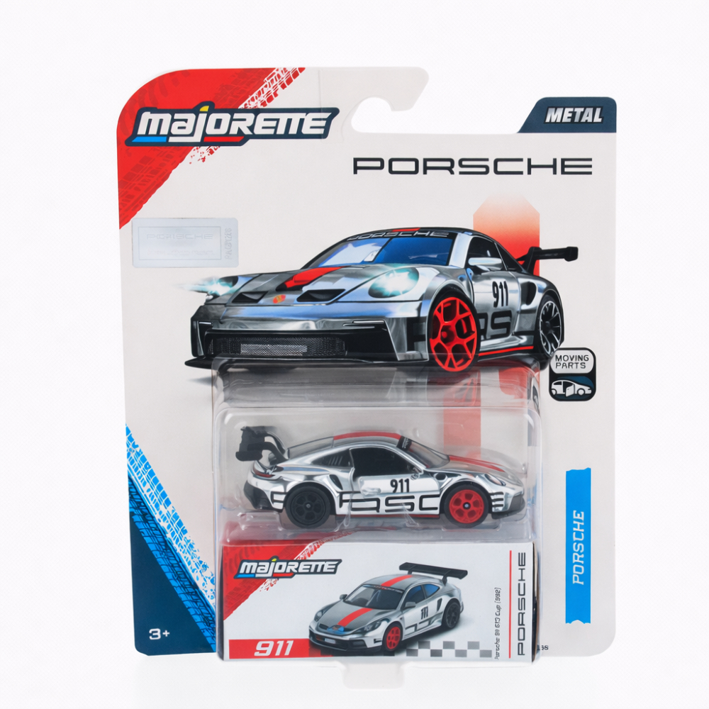 Majorette PORSCHE - Металлическая машина No.5 Porsche 911 GT3 CUP (992) 1:64 2101001