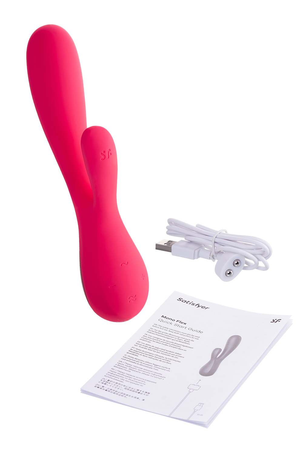 Вибратор-кролик Satisfyer Mono Flex с приложением (красный)