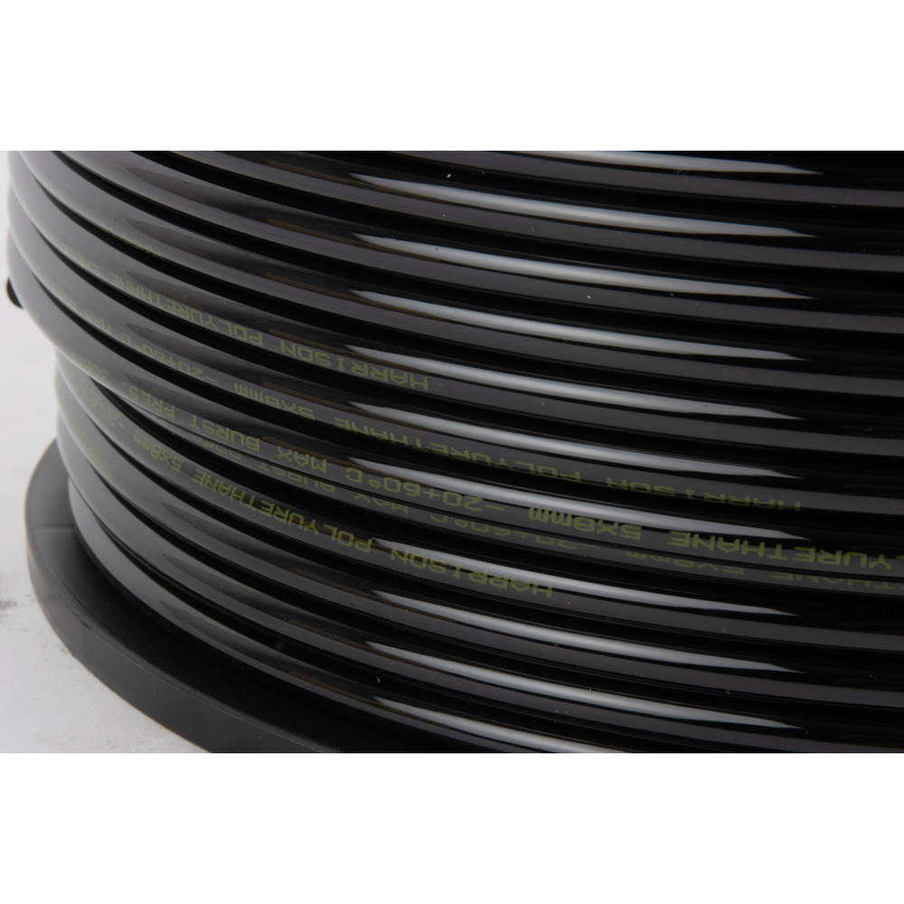 HUS0508-BK Трубка черная Harrison PU 5х8 мм, длина 100 м