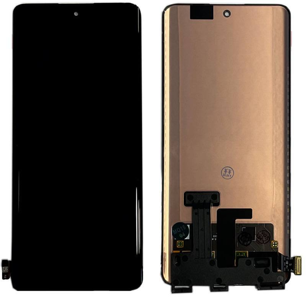 Дисплей для Realme 12 Pro 5G с тачскрином Черный - Oled