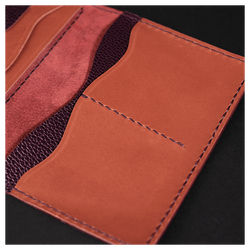 Кожаная обложка на паспорт «Шаманка» (фигура)