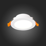 ST212.508.05 Св-к встр. Белый LED 1*5W 3000K/4000K/6000K 375Lm Ra80 110° IP20 D92xH30 220-240V