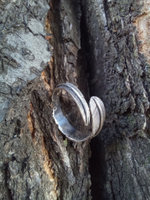 Кольцо ПЕРО-2, серебро