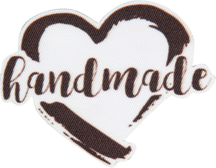 Термоаппликация "Ручная работа", 1 шт, 5 х 3,9 см (10013160/150720/0360609/1_Китай)