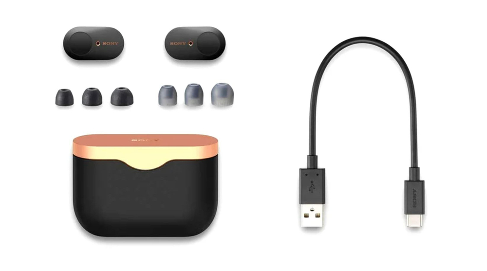 Беспроводные наушники Sony WF-1000XM3, серебристый