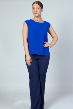 Блузка женская 915зр, василёк #284Вас09915зр